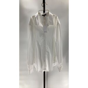 Quince White Button-Up Blouse